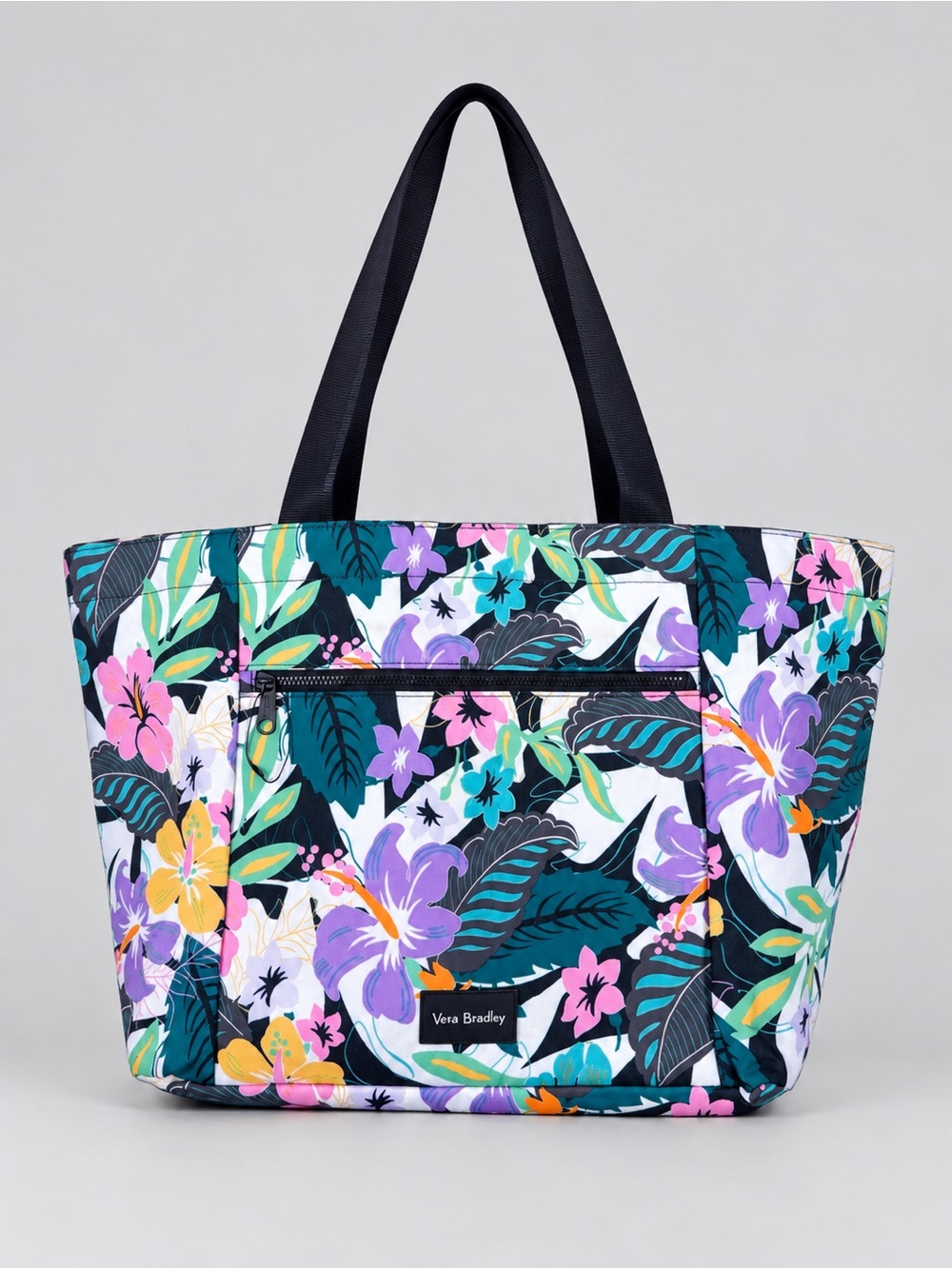 Vera Bradley Lighten Up Island Floral Tote Bag Travel XL